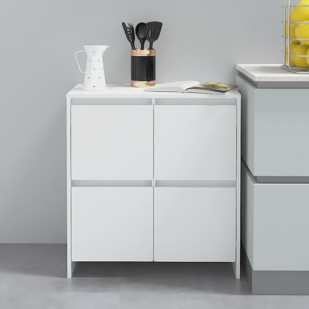 Dressoir 70x41x75 cm bewerkt hout wit is nu te koop bij PeponiXL, paradijselijk wonen!