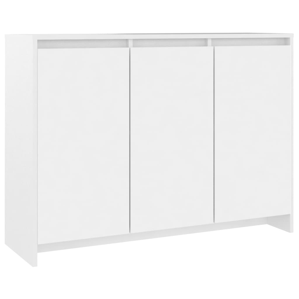 Dressoir 102x33x75 cm bewerkt hout wit is nu te koop bij PeponiXL, paradijselijk wonen!