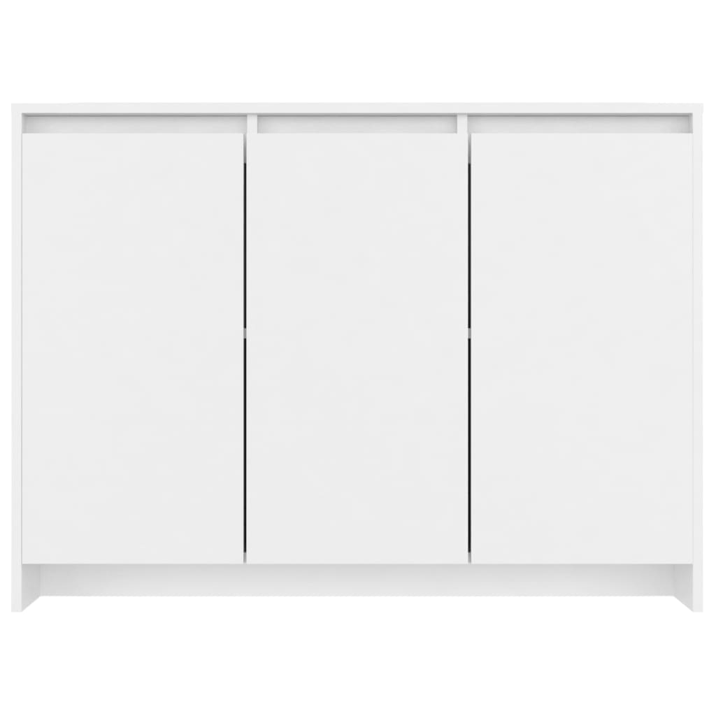 Dressoir 102x33x75 cm bewerkt hout wit is nu te koop bij PeponiXL, paradijselijk wonen!