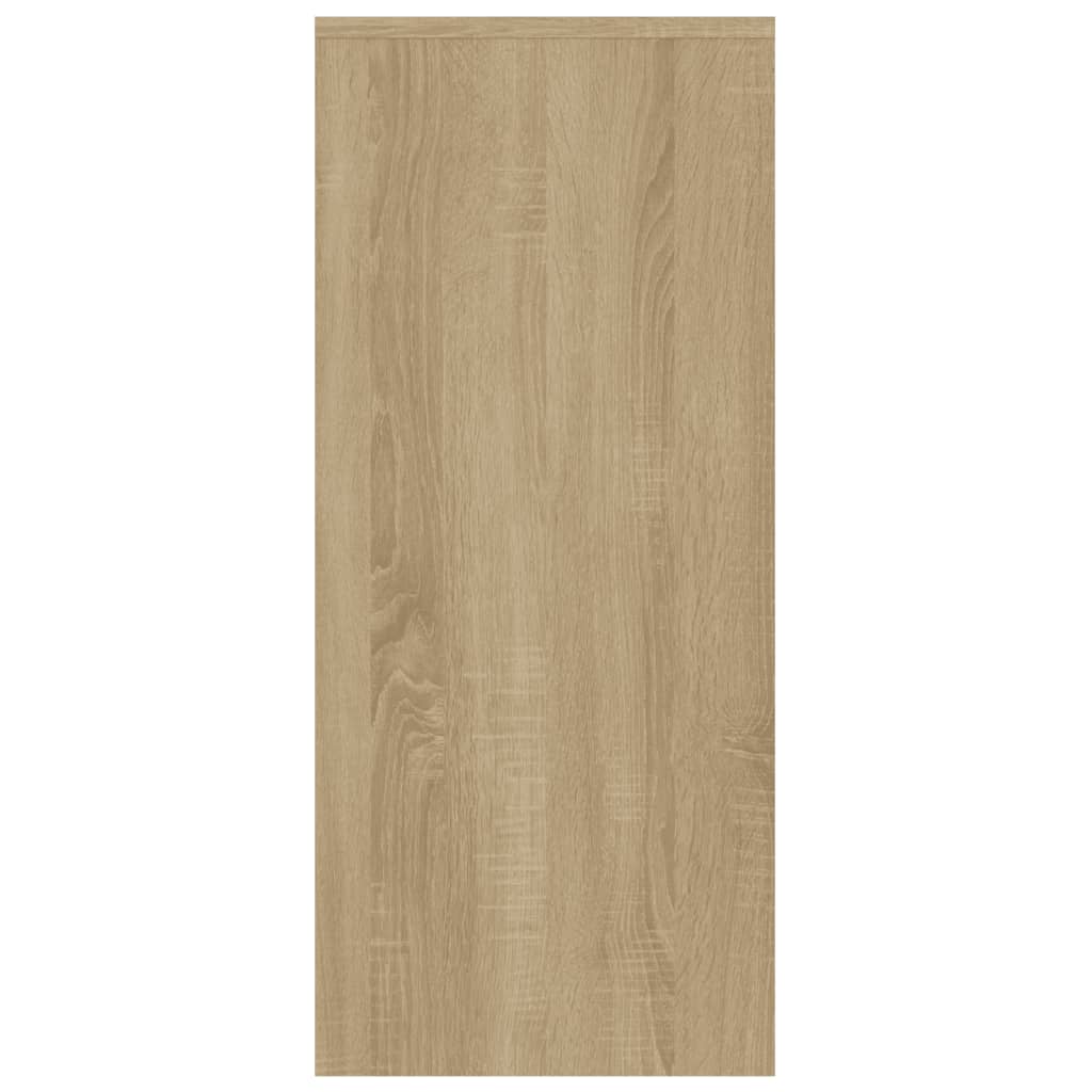 Dressoir 102x33x75 cm bewerkt hout sonoma eikenkleurig is nu te koop bij PeponiXL, paradijselijk wonen!