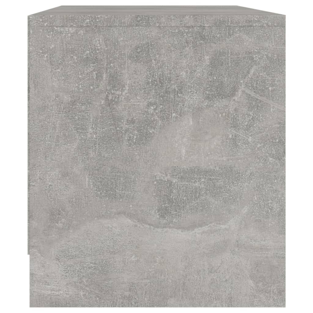 Tv-meubel 90x35x40 cm bewerkt hout betongrijs is nu te koop bij PeponiXL, paradijselijk wonen!