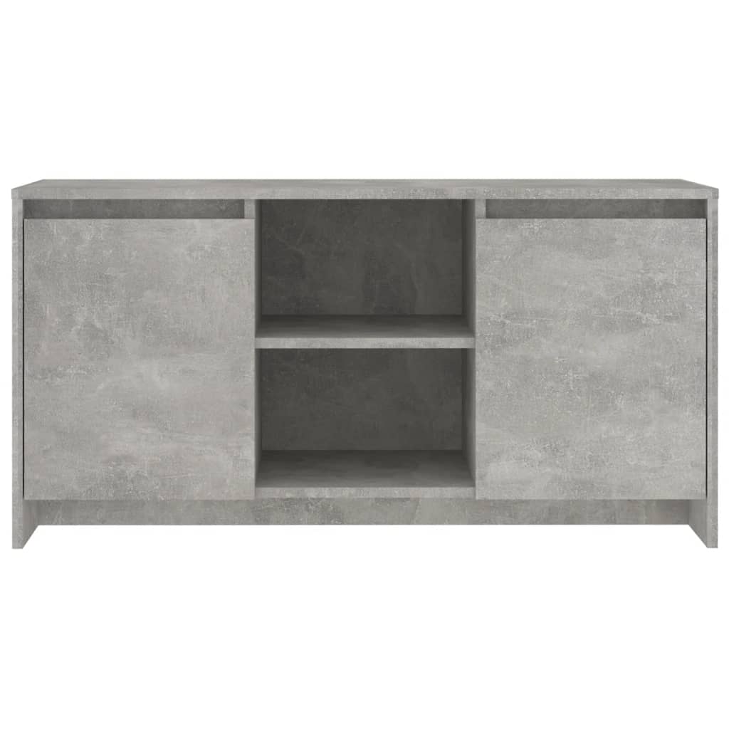 Tv-meubel 102x37,5x52,5 cm bewerkt hout betongrijs is nu te koop bij PeponiXL, paradijselijk wonen!