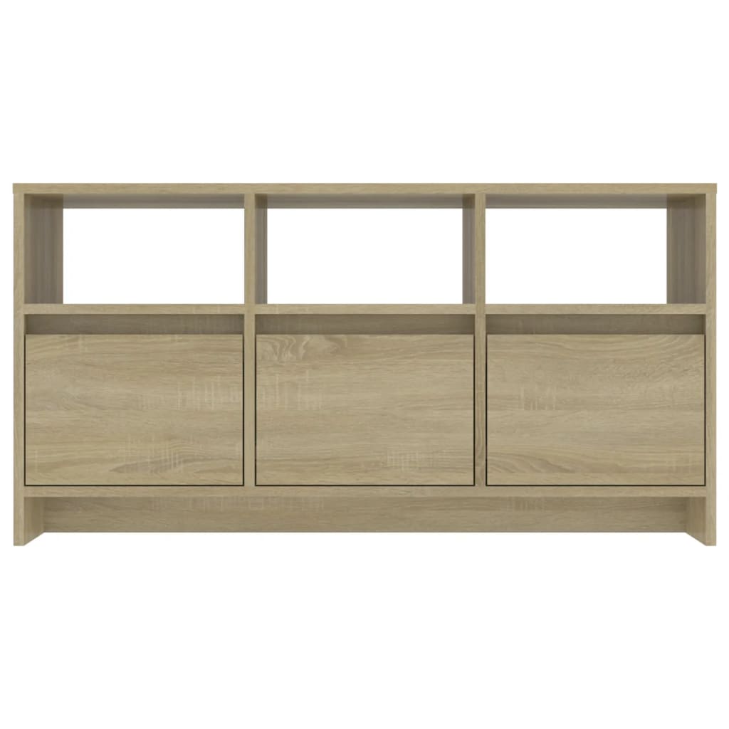 Tv-meubel 102x37,5x52,5 cm bewerkt hout sonoma eikenkleurig is nu te koop bij PeponiXL, paradijselijk wonen!