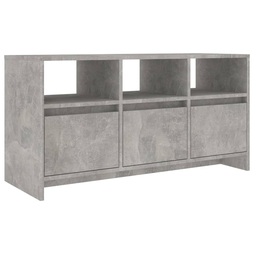 Tv-meubel 102x37,5x52,5 cm bewerkt hout betongrijs is nu te koop bij PeponiXL, paradijselijk wonen!