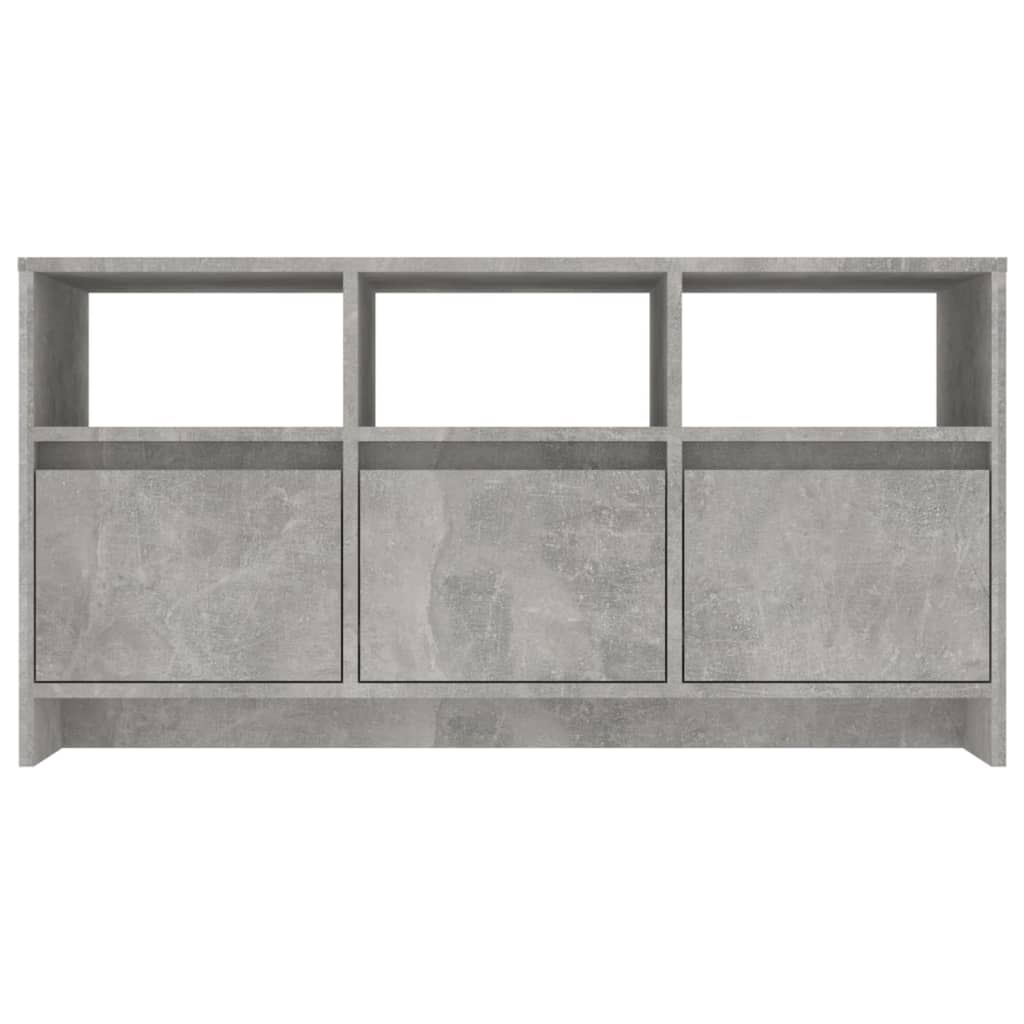 Tv-meubel 102x37,5x52,5 cm bewerkt hout betongrijs is nu te koop bij PeponiXL, paradijselijk wonen!
