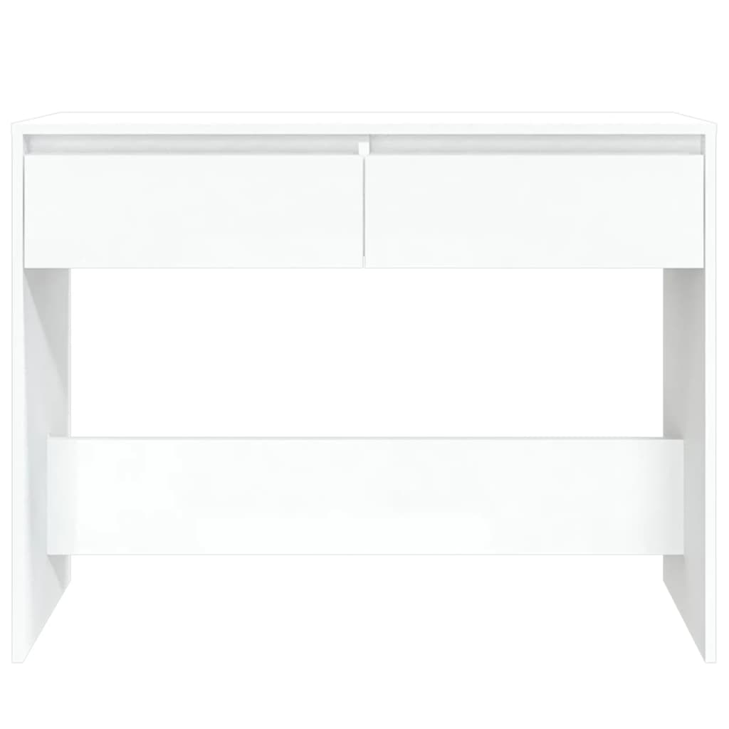 Wandtafel 100x35x76,5 bewerkt hout wit is nu te koop bij PeponiXL, paradijselijk wonen!