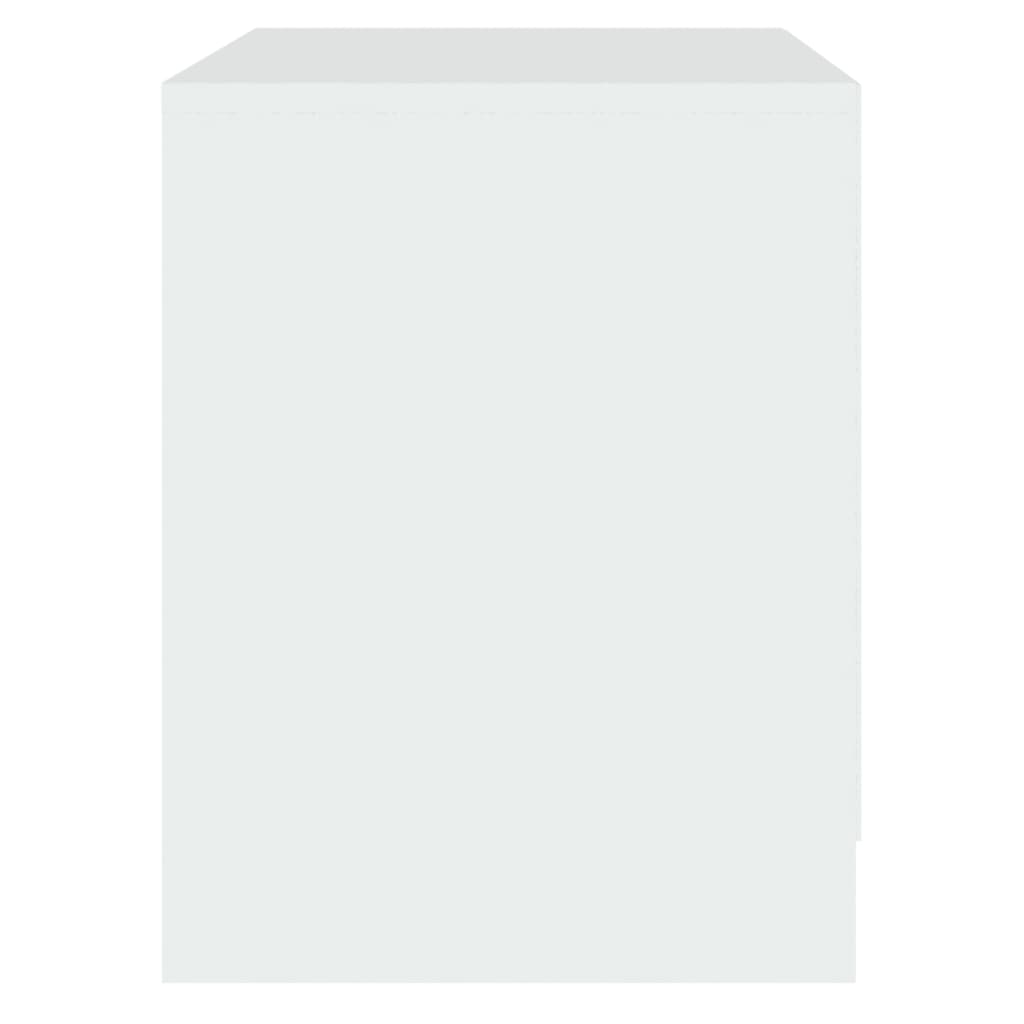 Nachtkastjes 2 st 45x34,5x44,5 cm bewerkt hout wit is nu te koop bij PeponiXL, paradijselijk wonen!