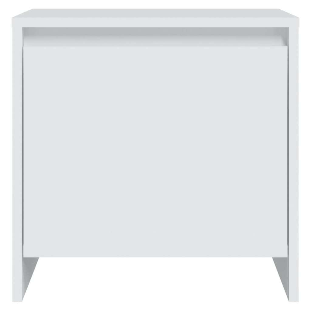Nachtkastjes 2 st 45x34x44,5 cm bewerkt hout wit is nu te koop bij PeponiXL, paradijselijk wonen!