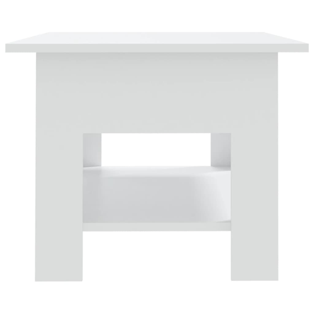 Salontafel 102x55x42 cm bewerkt hout wit is nu te koop bij PeponiXL, paradijselijk wonen!