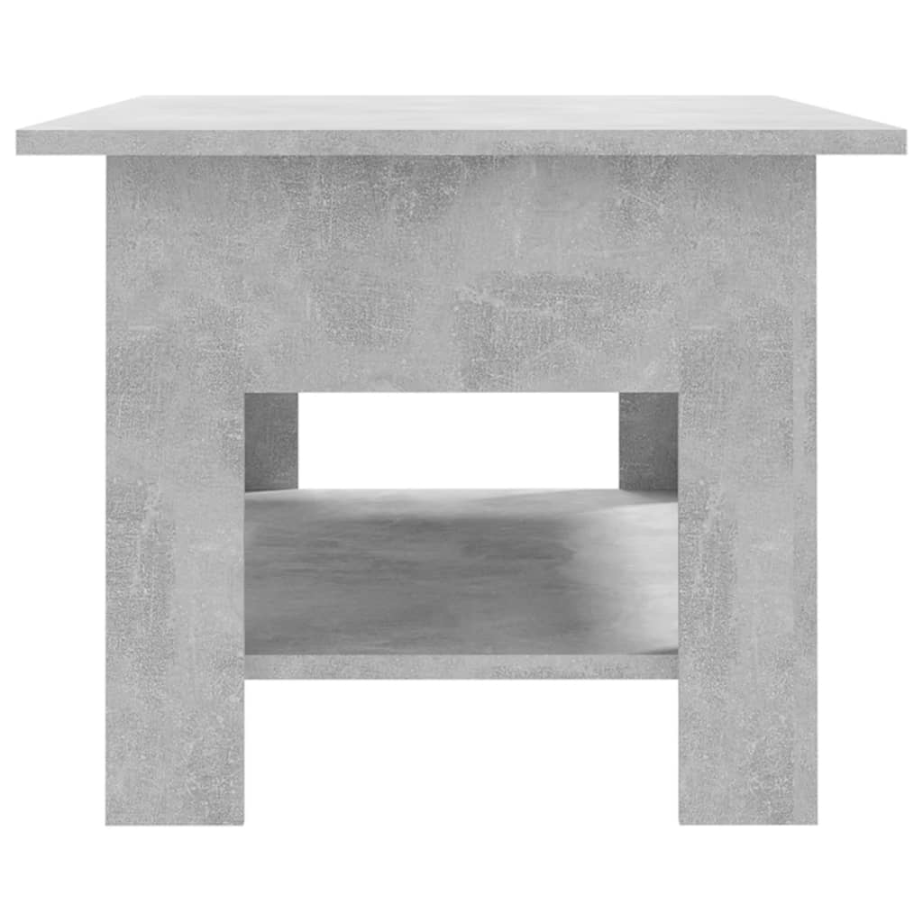 Salontafel 102x55x42 cm bewerkt hout betongrijs is nu te koop bij PeponiXL, paradijselijk wonen!