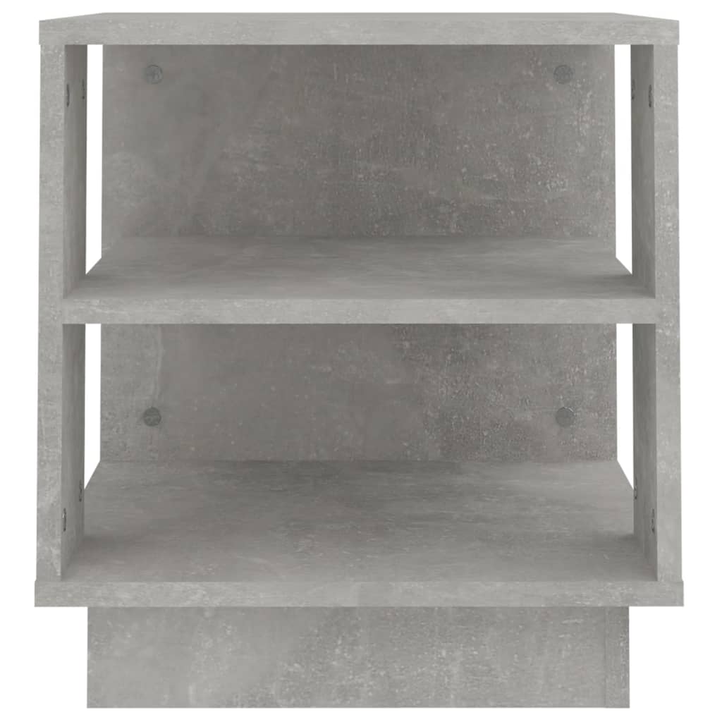 Salontafel 40x40x43 cm bewerkt hout betongrijs is nu te koop bij PeponiXL, paradijselijk wonen!