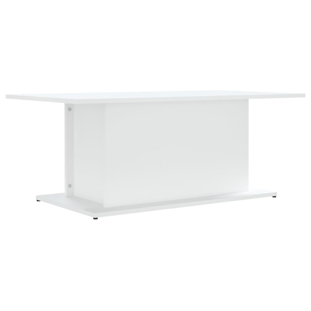 Salontafel 102x55,5x40 cm bewerkt hout witr is nu te koop bij PeponiXL, paradijselijk wonen!