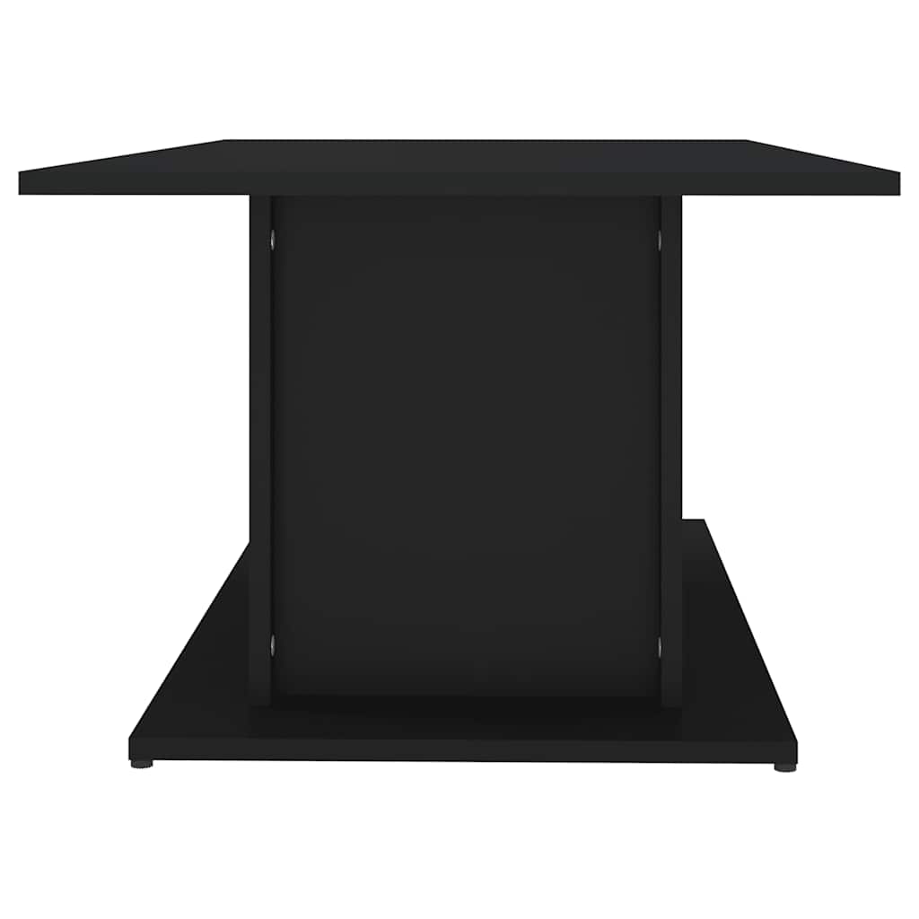 Salontafel 102x55,5x40 cm bewerkt hout zwart is nu te koop bij PeponiXL, paradijselijk wonen!