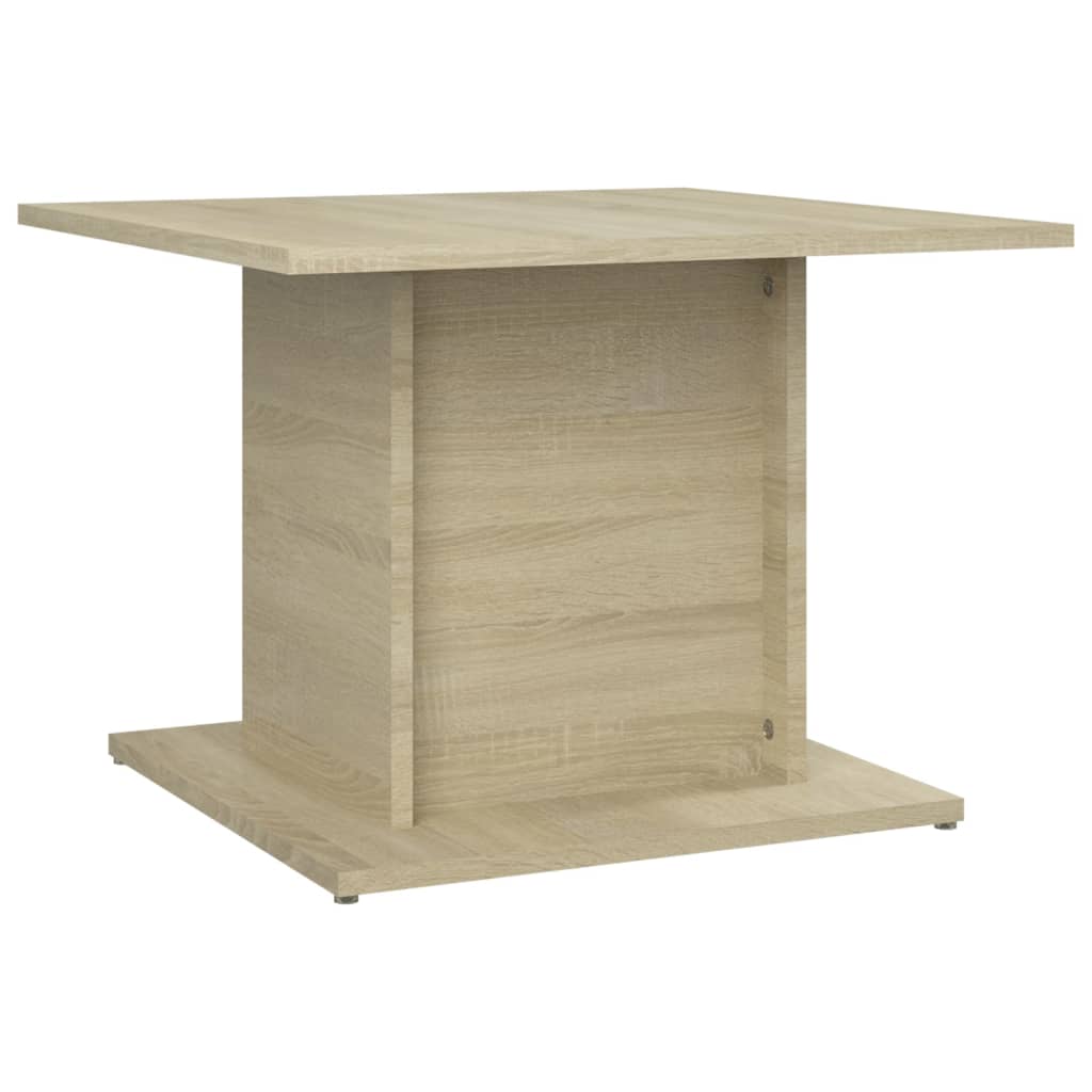 Salontafel 55,5x55,5x40 cm bewerkt hout sonoma eikenkleurig is nu te koop bij PeponiXL, paradijselijk wonen!