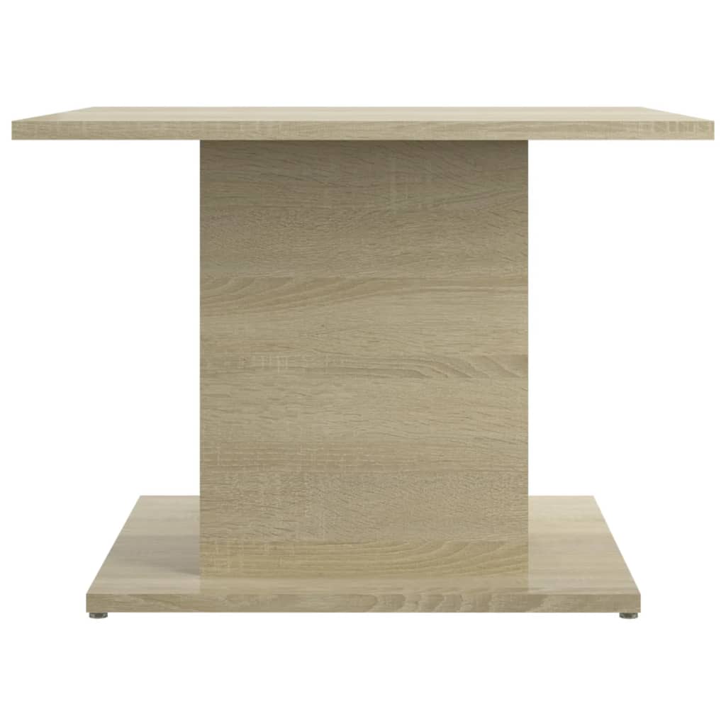 Salontafel 55,5x55,5x40 cm bewerkt hout sonoma eikenkleurig is nu te koop bij PeponiXL, paradijselijk wonen!