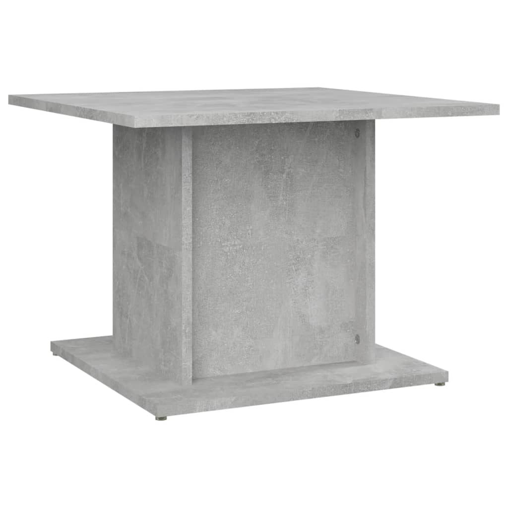 Salontafel 55,5x55,5x40 cm bewerkt hout betongrijs is nu te koop bij PeponiXL, paradijselijk wonen!