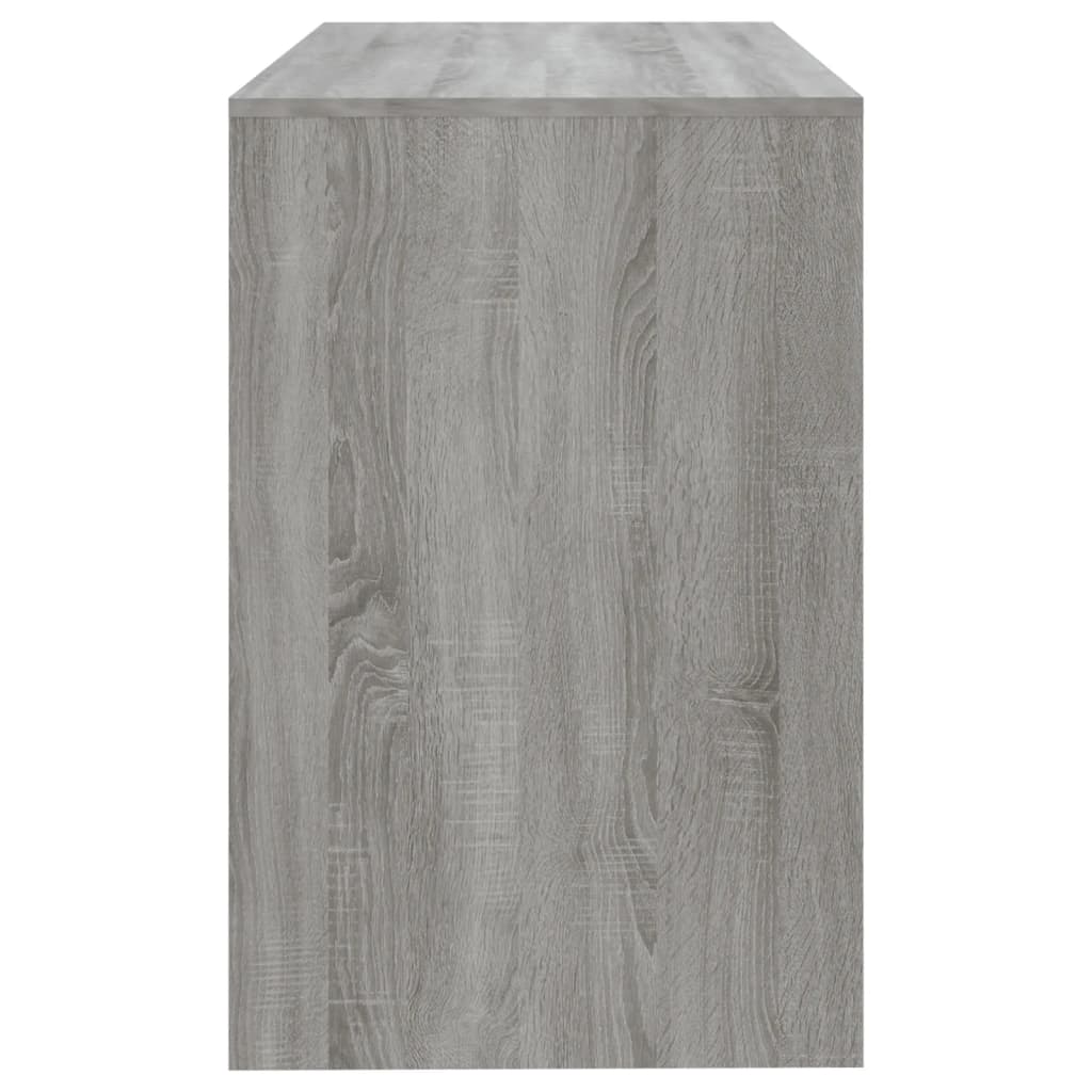 Bureau 101x50x76,5 cm bewerkt hout grijs sonoma eikenkleurig is nu te koop bij PeponiXL, paradijselijk wonen!