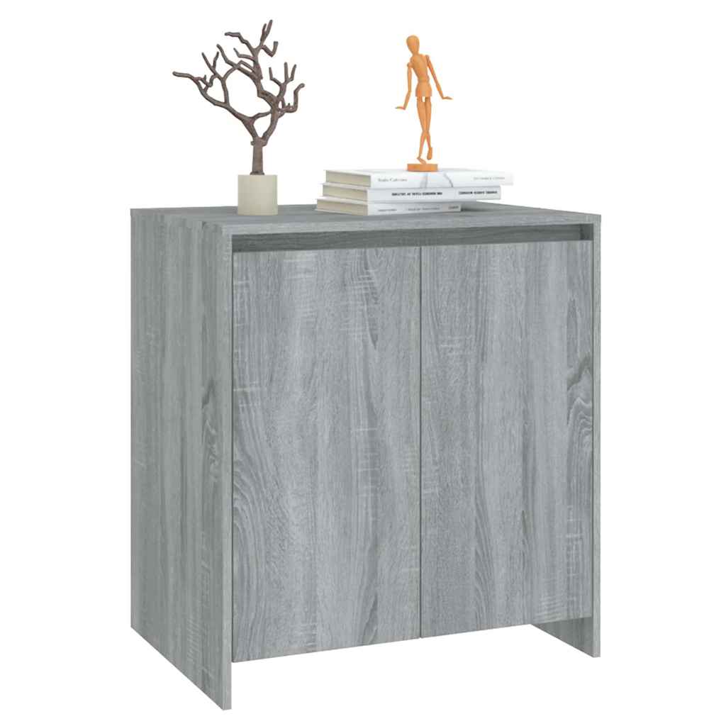 Dressoir 70x41x75 cm bewerkt hout grijs sonoma eikenkleurig is nu te koop bij PeponiXL, paradijselijk wonen!