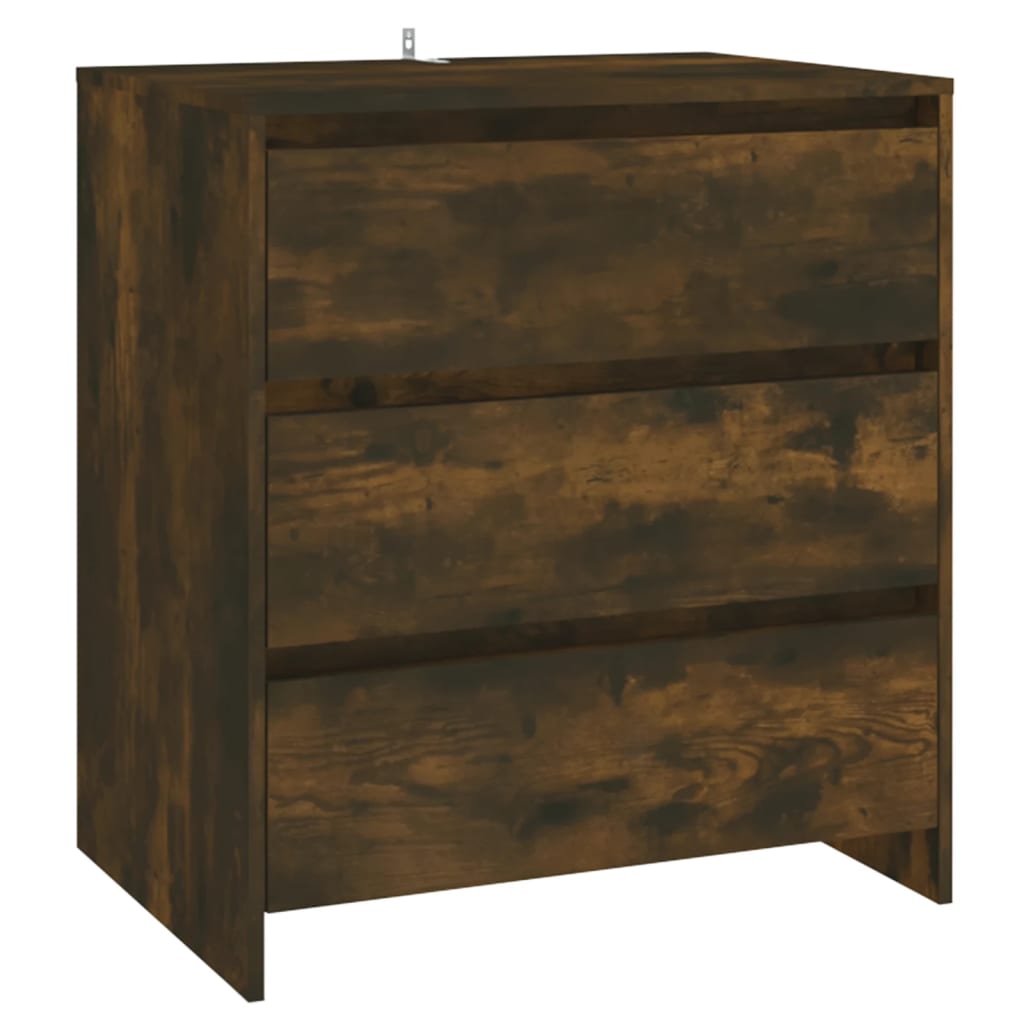 Dressoir 70x41x75 cm bewerkt hout gerookt eikenkleurig is nu te koop bij PeponiXL, paradijselijk wonen!