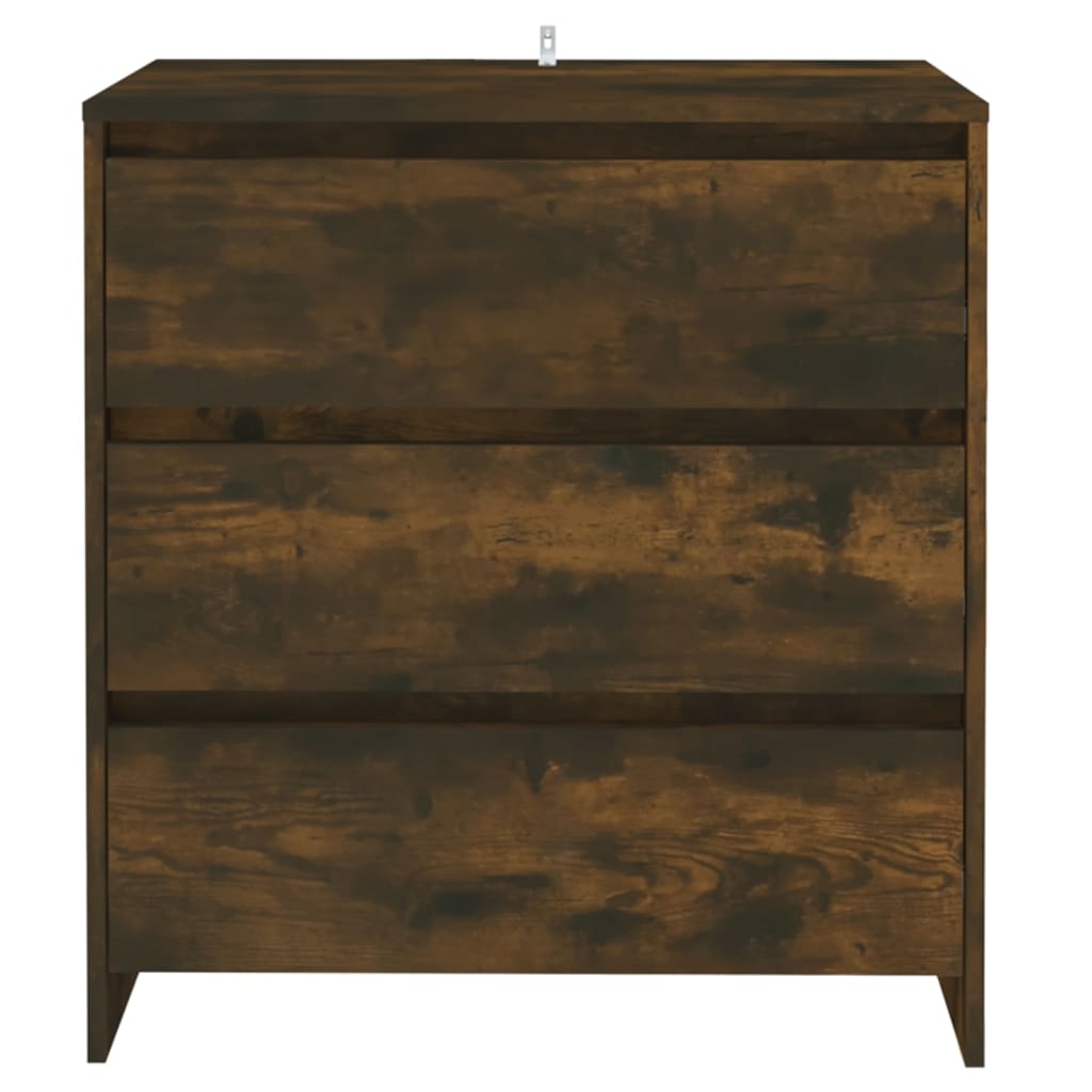 Dressoir 70x41x75 cm bewerkt hout gerookt eikenkleurig is nu te koop bij PeponiXL, paradijselijk wonen!