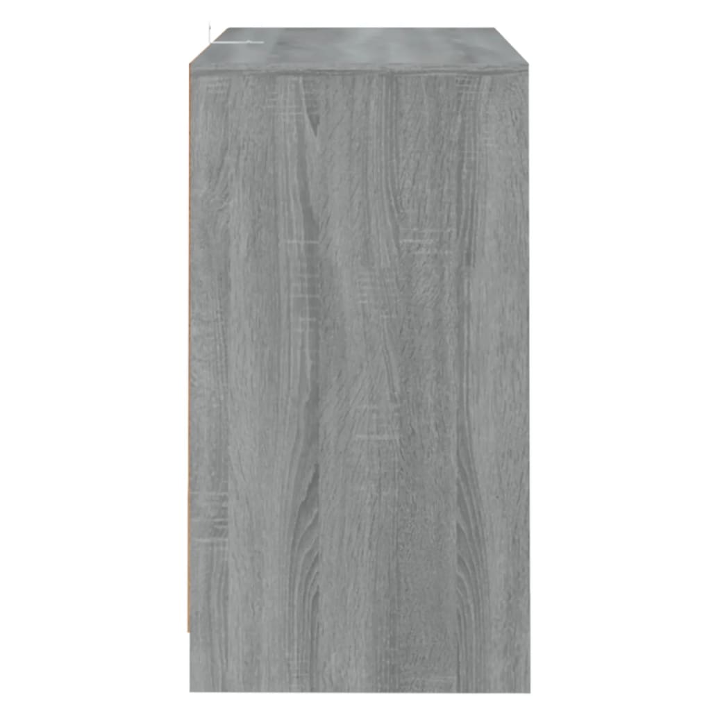 Dressoir 70x41x75 cm bewerkt hout grijs sonoma eikenkleurig is nu te koop bij PeponiXL, paradijselijk wonen!