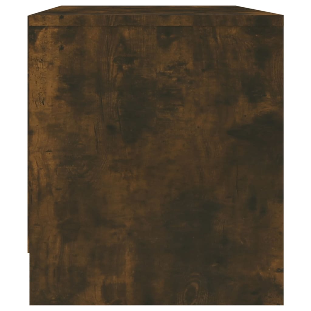 Tv-meubel 90x35x40 cm bewerkt hout gerookt eikenkleurig is nu te koop bij PeponiXL, paradijselijk wonen!