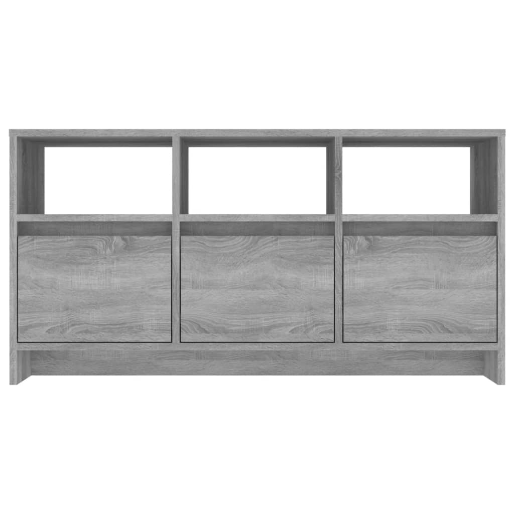 Tv-meubel 102x37,5x52,5 cm bewerkt hout grijs sonoma eikenkleur is nu te koop bij PeponiXL, paradijselijk wonen!