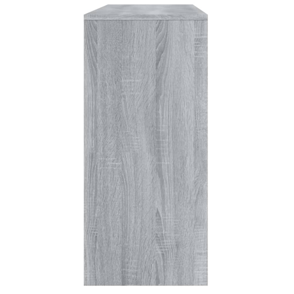 Wandtafel 100x35x76,5 cm bewerkt hout grijs sonoma eikenkleurig is nu te koop bij PeponiXL, paradijselijk wonen!