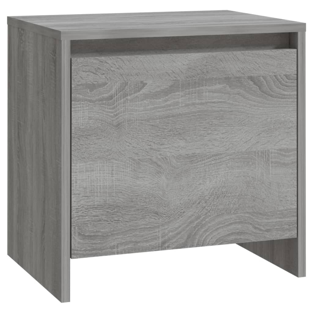 Nachtkastjes 2 st 45x34x44,5 cm bewerkt hout grijs sonoma eiken is nu te koop bij PeponiXL, paradijselijk wonen!