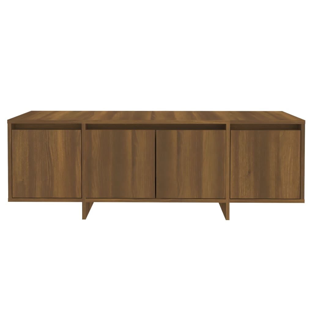 Tv-meubel 120x30x40,5 cm bewerkt hout bruin eikenkleur is nu te koop bij PeponiXL, paradijselijk wonen!