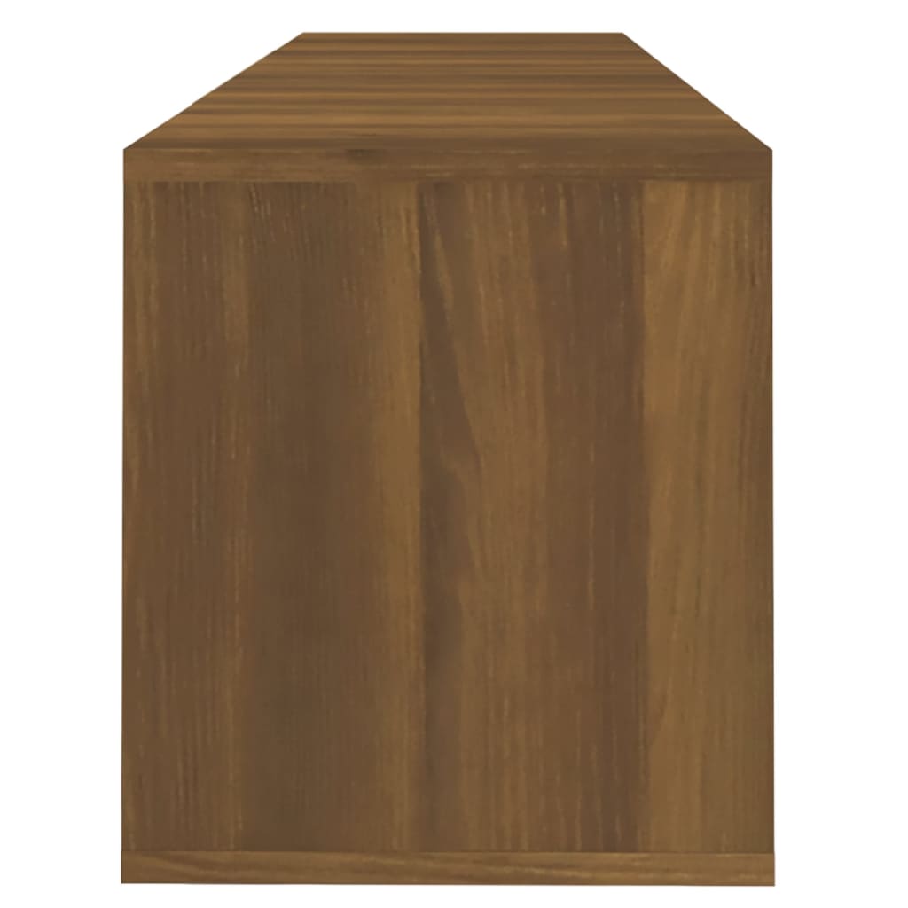 Tv-meubel 120x30x40,5 cm bewerkt hout bruin eikenkleur is nu te koop bij PeponiXL, paradijselijk wonen!