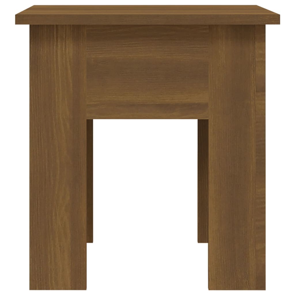 Salontafel 40x40x42 cm spaanplaat bruin eikenkleur is nu te koop bij PeponiXL, paradijselijk wonen!