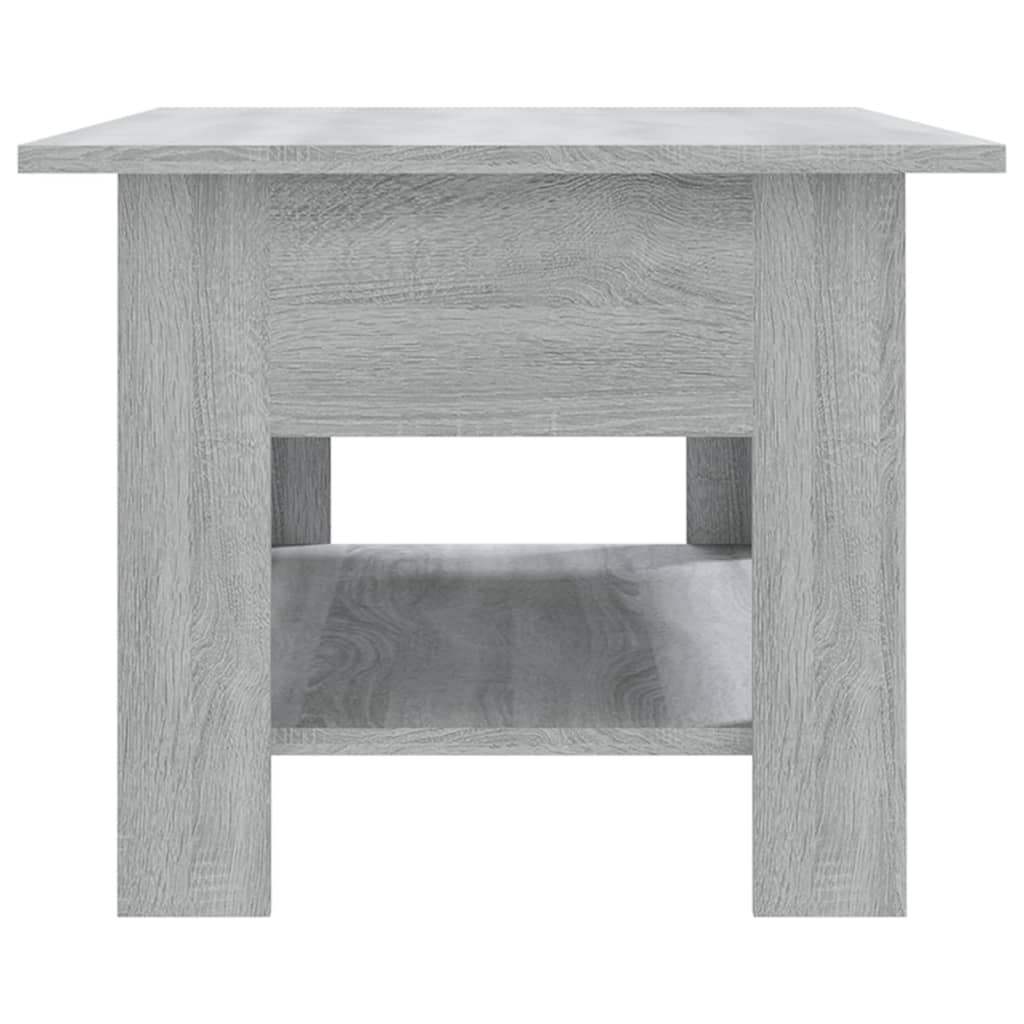 Salontafel 102x55x42 cm bewerkt hout grijs sonoma eikenkleurig is nu te koop bij PeponiXL, paradijselijk wonen!