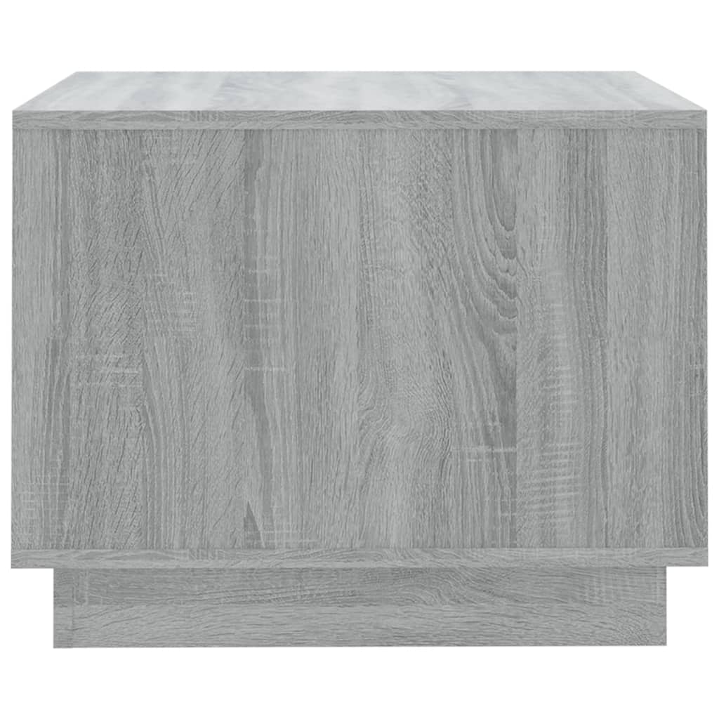 Salontafel 55x55x43 cm bewerkt hout grijs sonoma eikenkleurig is nu te koop bij PeponiXL, paradijselijk wonen!