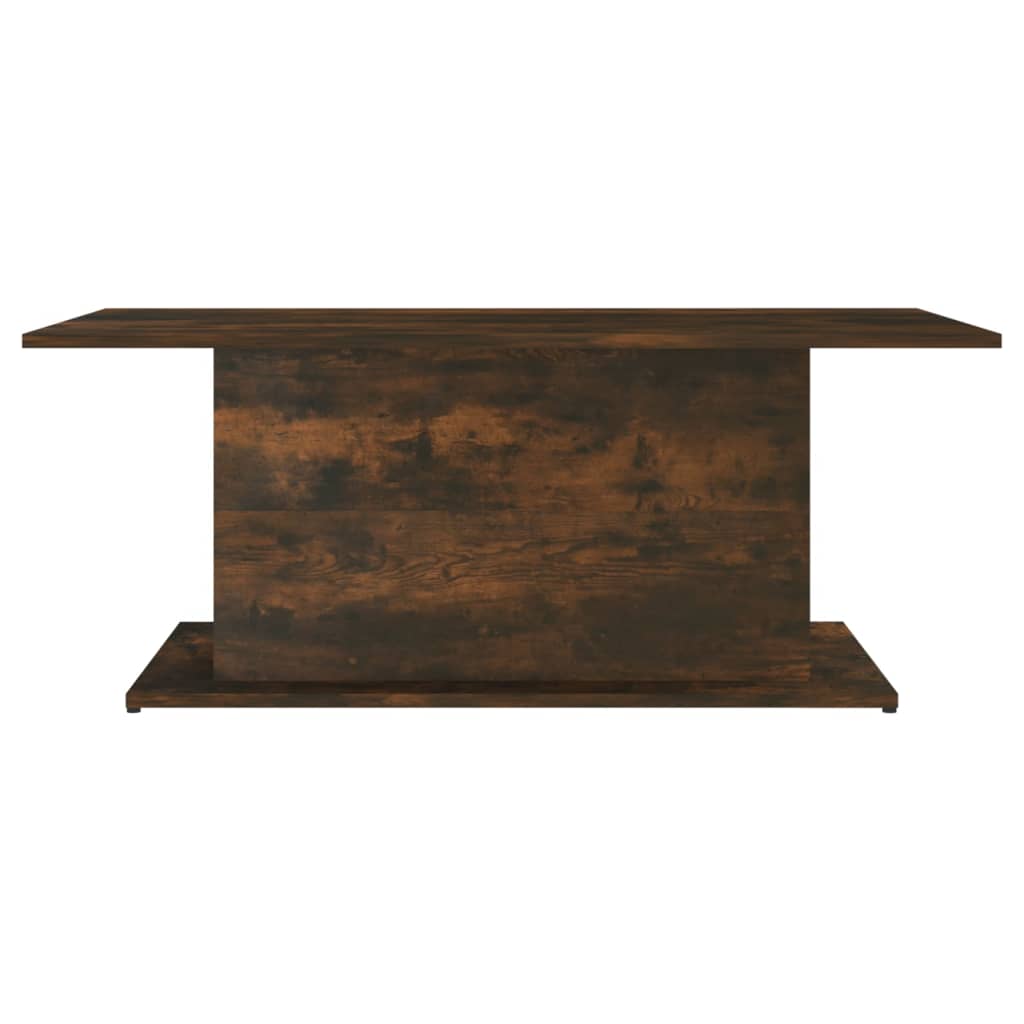 Salontafel 102x55,5x40 cm bewerkt hout gerookt eikenkleurig is nu te koop bij PeponiXL, paradijselijk wonen!