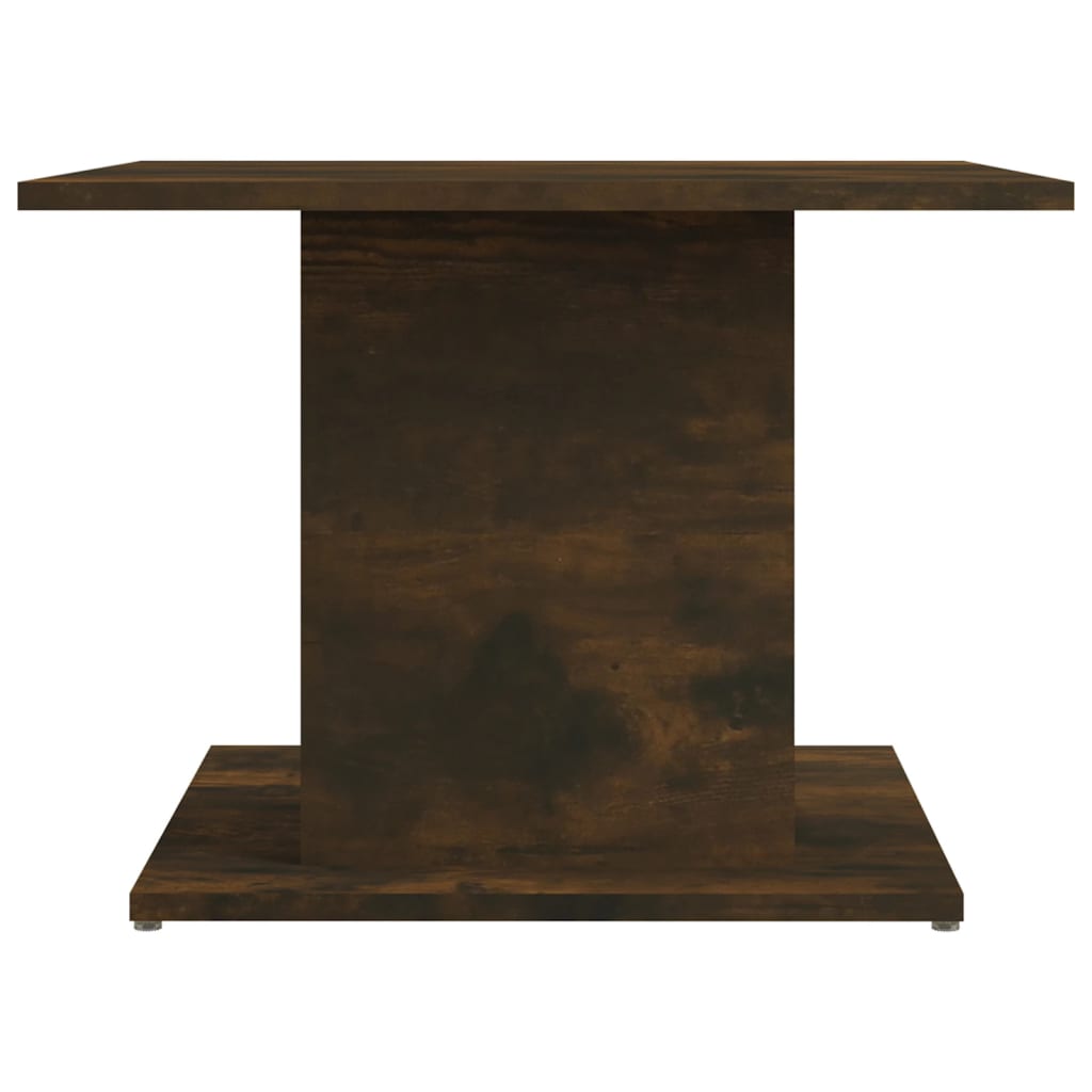 Salontafel 55,5x55,5x40 cm bewerkt hout gerookt eikenkleurig is nu te koop bij PeponiXL, paradijselijk wonen!