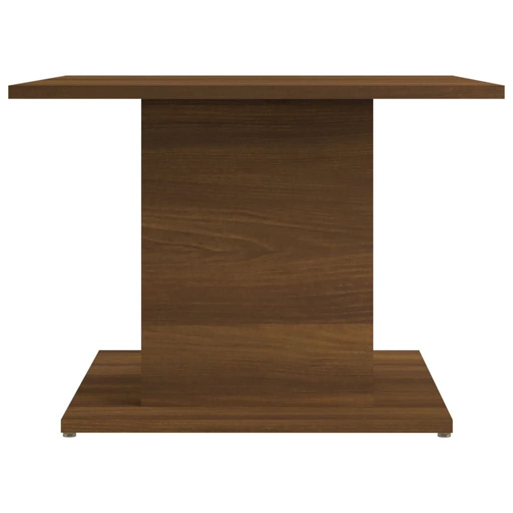 Salontafel 55,5x55,5x40 cm bewerkt hout bruin eikenkleur is nu te koop bij PeponiXL, paradijselijk wonen!