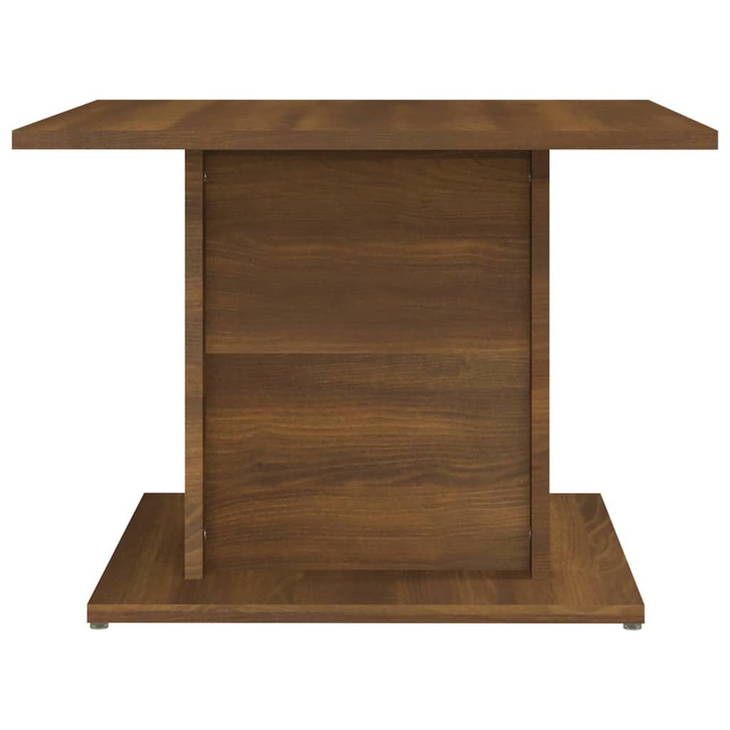 Salontafel 55,5x55,5x40 cm bewerkt hout bruin eikenkleur is nu te koop bij PeponiXL, paradijselijk wonen!