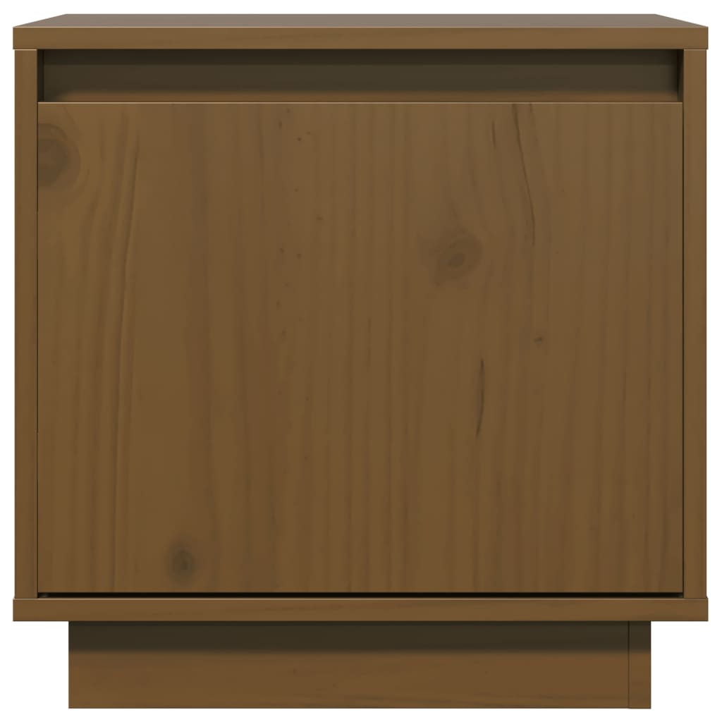 Nachtkastjes 2 st 40x30x40 cm massief grenenhout honingbruin is nu te koop bij PeponiXL, paradijselijk wonen!