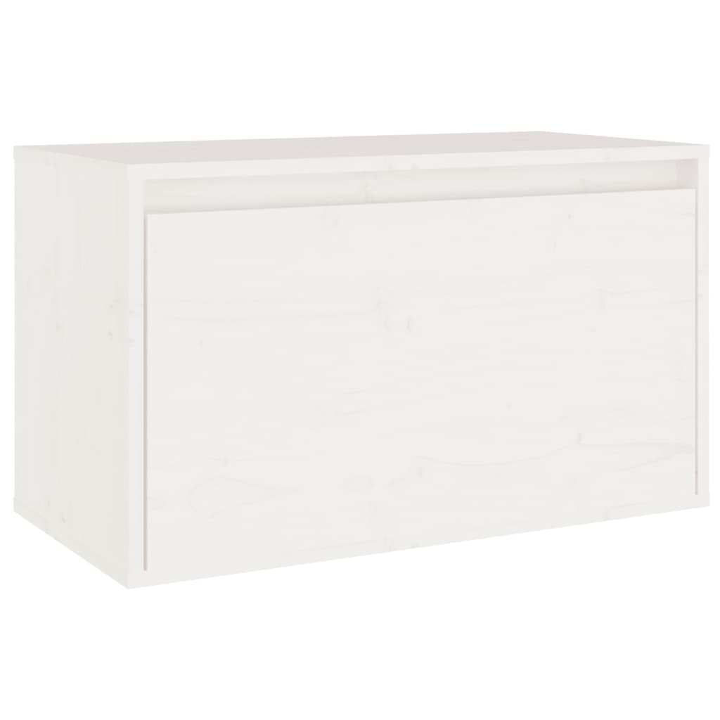 Wandkast 60x30x35 cm massief grenenhout wit is nu te koop bij PeponiXL, paradijselijk wonen!