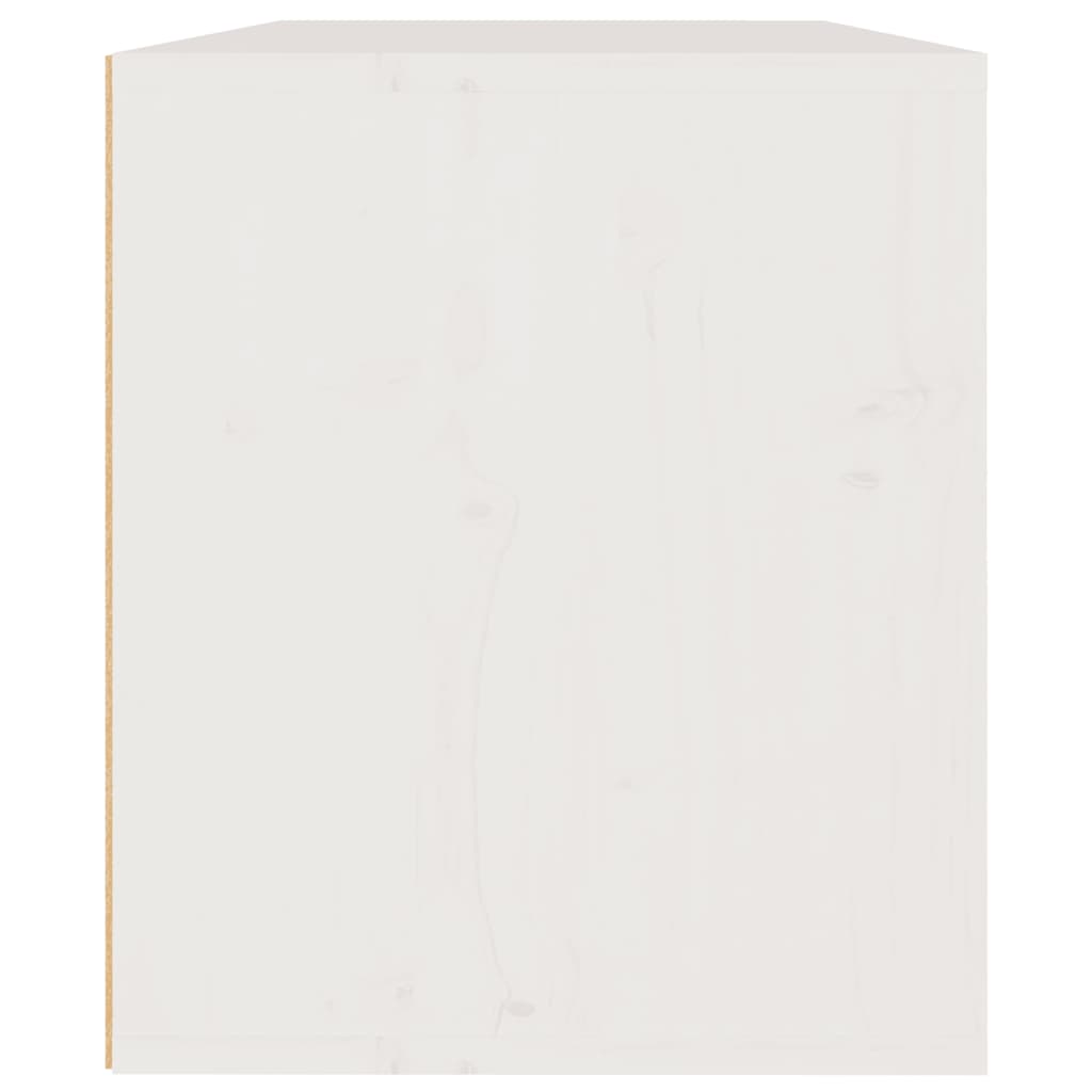 Wandkast 60x30x35 cm massief grenenhout wit is nu te koop bij PeponiXL, paradijselijk wonen!