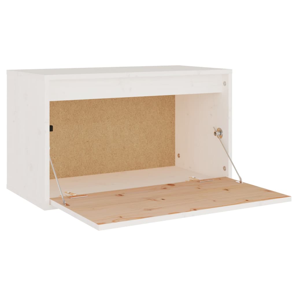 Wandkast 60x30x35 cm massief grenenhout wit is nu te koop bij PeponiXL, paradijselijk wonen!