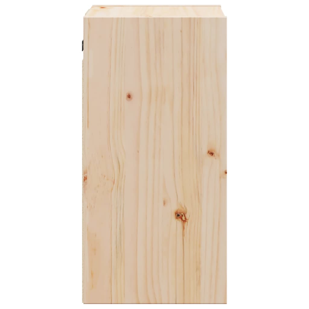 Wandkasten 2 st 30x30x60 cm massief grenenhout is nu te koop bij PeponiXL, paradijselijk wonen!