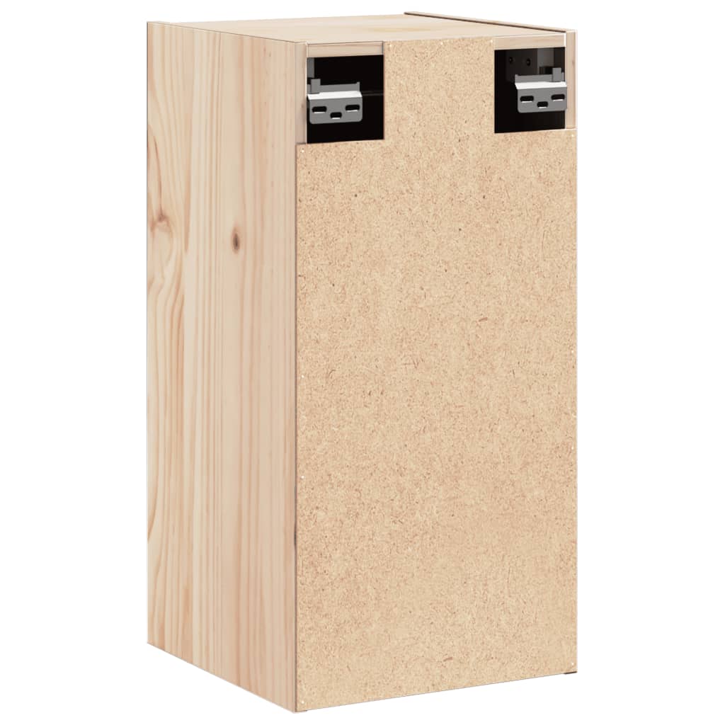 Wandkasten 2 st 30x30x60 cm massief grenenhout is nu te koop bij PeponiXL, paradijselijk wonen!
