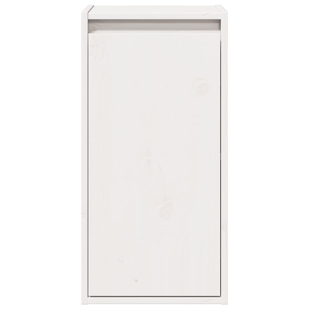 Wandkasten 2 st 30x30x60 cm massief grenenhout wit is nu te koop bij PeponiXL, paradijselijk wonen!