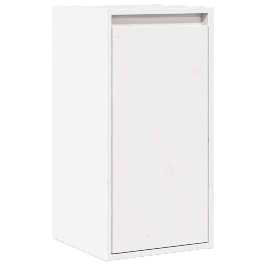 Wandkasten 2 st 30x30x60 cm massief grenenhout wit is nu te koop bij PeponiXL, paradijselijk wonen!