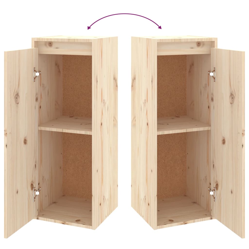 Wandkast 30x30x80 cm massief grenenhout is nu te koop bij PeponiXL, paradijselijk wonen!