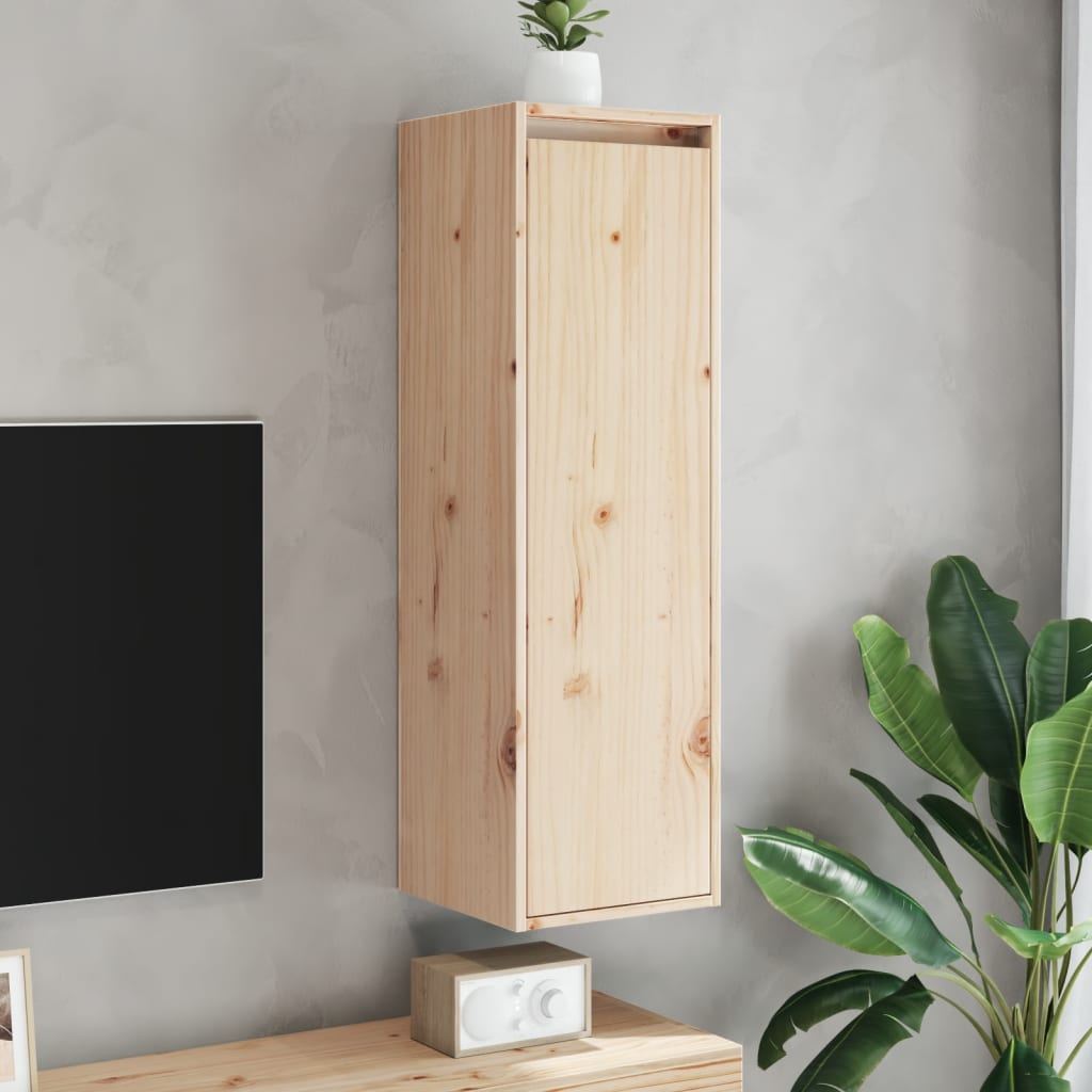 Wandkast 30x30x100 cm massief grenenhout is nu te koop bij PeponiXL, paradijselijk wonen!