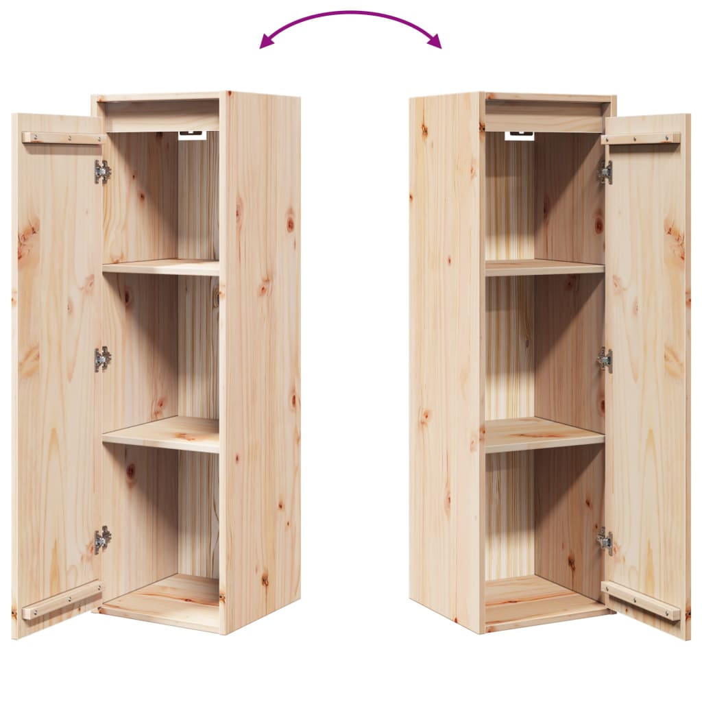 Wandkast 30x30x100 cm massief grenenhout is nu te koop bij PeponiXL, paradijselijk wonen!