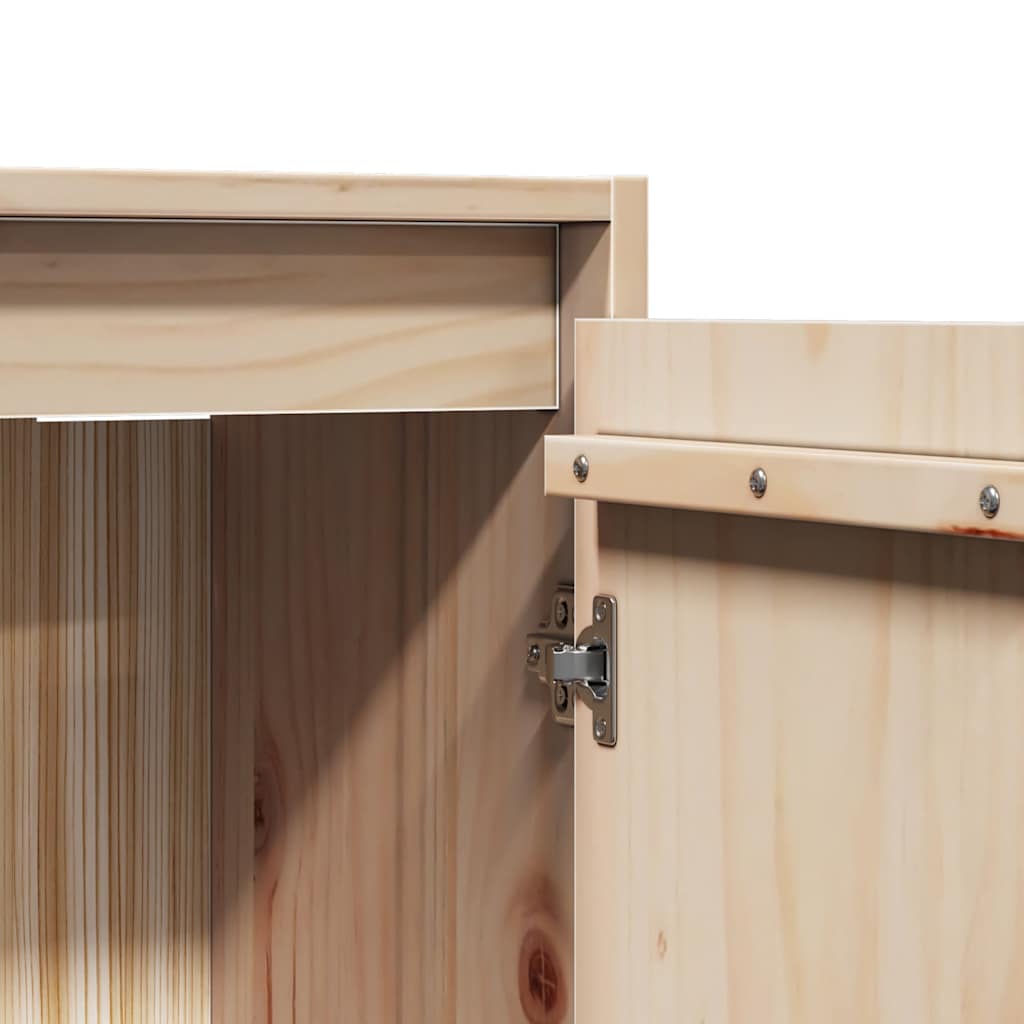 Wandkast 30x30x100 cm massief grenenhout is nu te koop bij PeponiXL, paradijselijk wonen!